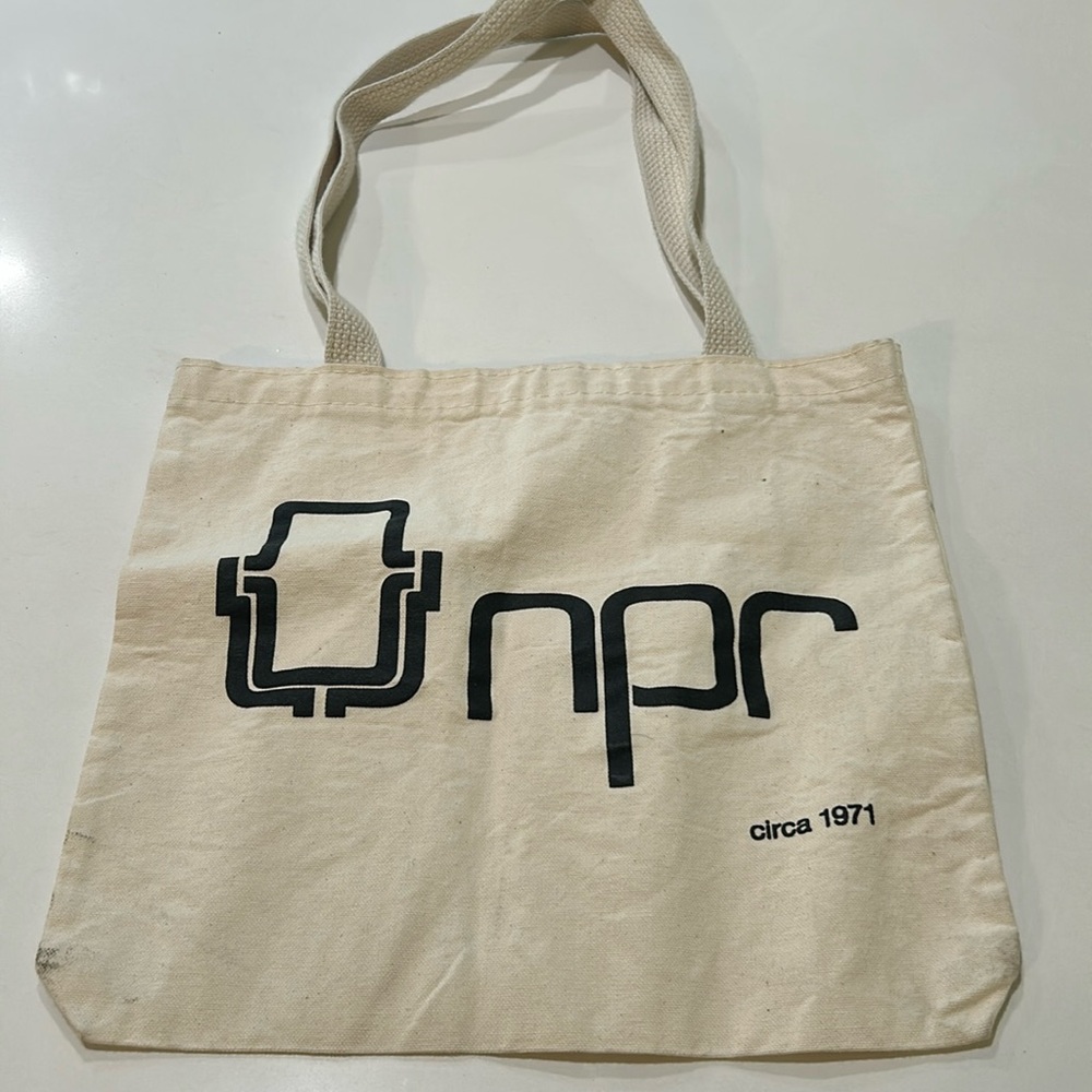 Canvas Tote Bag • NPR 1971
